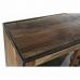 Výkladný stojan DKD Home Decor Kov Sklo Agátové drevo recyklované Drevo 135 x 40 x 120 cm