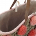 Τσάντα DKD Home Decor Ροζ Κοράλι Πομπώματα
