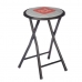 Zložljivi stol Hand Made Rjava Črna Siva PVC Kovina 30 x 30 x 45 cm (10 kosov)