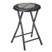 Opvouwbare stoel Quality Zwart Grijs PVC Metaal 30 x 30 x 45 cm (10 Stuks)
