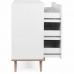 Cómoda Scandinavian Branco 79,8 x 40 x 86,5 cm