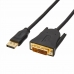 DisplayPort - DVI-kaapeli Amazon Basics DP11D-6FT-1P (Kunnostetut Tuotteet A)