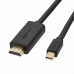 DisplayPort - HDMI-kaapeli Amazon Basics AZDPHD06 1,83 m (Kunnostetut Tuotteet A)