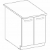 Sīkas mēbeles Sonoma Дуб 60 x 51,6 x 85 cm