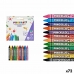 Цветни моливи Jumbo Многоцветен Восък (72 броя)