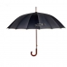 Paraply Sort Metal Klæde 110 x 110 x 95cm (24 enheder)