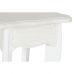 Set of 2 tables DKD Home Decor Valkoinen Vaaleanruskea 30 x 30 x 76,5 cm