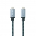 USB-C 3.1 Кабел NANOCABLE 10.01.4102-COMB 2 m Черен/Сив