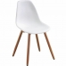Záhradná stolička Biela 50 x 55 x 85,5 cm (4 Kusy)