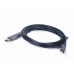 Adaptér HDMI na DVI GEMBIRD CC-USB3C-DPF-01-6 Čierna/Sivá 1,8 m