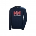 Herensweater zonder Capuchon HH LOGO  Helly Hansen 34000 597 Marineblauw