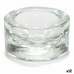 Candleholder Transparent Glass 7 x 3,5 x 7 cm (12 Units)