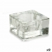 Candleholder Transparent Glass 6 x 3 x 6 cm (12 Units)