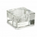 Bougeoir Transparent verre 6 x 3 x 6 cm (12 Unités)