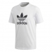 Vīriešu Krekls ar Īsām Piedurknēm Adidas TREFOIL TEE IB7420  Balts