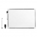 Magnetic Board with Marker White Aluminium 25 x 35 cm (12 Units)