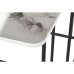Juego de 2 mesas DKD Home Decor Blanco Negro 51 x 43 x 49 cm