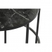 Set of 2 tables DKD Home Decor Black 50 x 50 x 49 cm