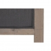 Ágy Fejrész DKD Home Decor Sötét szürke Gumifa 160 x 10 x 120 cm