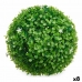 Dekor növény Ágynemű цветя топка Műanyag 22 x 22 x 22 cm (8 egység)