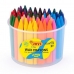 Creioane ceară colorate Jovi Jumbo Easy Grip 72 Piese Multicolor