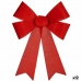 Pentlja Božični okrasek Rdeča PVC 32 x 41 x 6 cm (12 kosov)