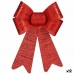 Lasso ozdoby świąteczne Czerwony PVC 16 x 24 x 4 cm (12 Sztuk)