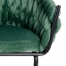 Cadeira de Sala de Jantar 65 x 55 x 82 cm Preto Verde