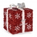 Geschenkbox Weiß Rot Silberfarben Polypropylen PET 20 x 23 x 20 cm (6 Stück)