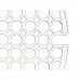 Protiskluzová předložka Transparentní Plastické 29 x 0,1 x 29 cm Dřez (12 kusů)