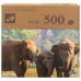 Sestavljanka Puzzle Colorbaby Elephant 500 Kosi 6 kosov 61 x 46 x 0,1 cm