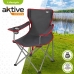 Foldable Camping Chair Aktive Dark grey 45 x 82 x 47 cm (4 Units)