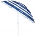 Parasol Aktive Azul/Branco Alumínio Aço 200 x 198 x 200 cm (6 Unidades)