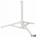 Base for beach umbrella Aktive White Metal 61 x 49,5 x 61 cm (6 Units)