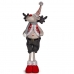 Decorative Figure Christmas Reindeer Red Grey Polyester 13 x 65 x 18 cm (4 Units)