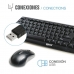 Keyboard and Mouse iggual COM-CK-BASIC QWERTY USB