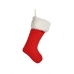 Коледна Украса Коледни Чорапи Червен Плат 28 x 4 x 46 cm (12 броя)