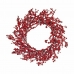 Corona de Navidad Rojo Plástico 48 x 10 x 48 cm (6 Unidades)