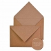 Enveloppes Michel papier kraft 16 x 22 cm Marron 25 Pièces