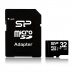 Tarjeta de Memoria Micro SD con Adaptador Silicon Power SP032GBSTH010V10SP SDHC 32 GB