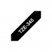 Ламинирана лента за етикетиране Brother TZE-345 Бял/Черен 18mm