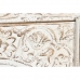 Tálalószekrény Home ESPRIT Fehér Kristály Mangófa 204 x 43 x 101 cm
