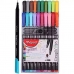 Set of Felt Tip Pens Maped Graph´Peps Classic Multicolour (6 Units)