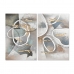 Glezna Home ESPRIT Abstrakts Moderns 80 x 3 x 120 cm (2 gb.)