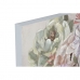 Pintura Home ESPRIT Bloemen Moderno 75 x 3,7 x 100 cm (2 Unidades)