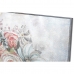 Schilderij Home ESPRIT Blommor Modern 75 x 3,7 x 100 cm (2 Stuks)