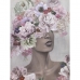 Schilderij Home ESPRIT Blommor Modern 75 x 3,7 x 100 cm (2 Stuks)