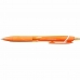 Pen med flydende blæk Uni-Ball Jetstream SXN-150C-07 Orange 1 mm (10 Dele)