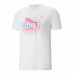 Uniseks T-Shirt met Korte Mouwen Puma Classics Wit