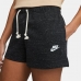 Sport rövidnadrág nők számára Nike Sportswear Gym Vintage Fekete